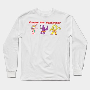 poopee the peeformer (popee the performer) Long Sleeve T-Shirt